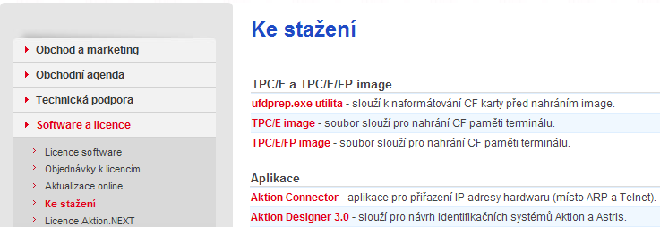 Aktion Connector Jednoduchá aplikace pro základní přiřazení IP adresy hardwaru Aktion. Pro spuštění je vyžadován.net Fremework 2.0! Bývá součástí pravidelných aktualizací MS Windows, popř.