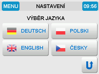 VÝBĚR MELODIE 1-5 - výběr melodie NASTAVENÍ DISPLEJE JAS - úroveň 1 až 5 POHASNUTÍ ON - displej po uplynutí 3 min.