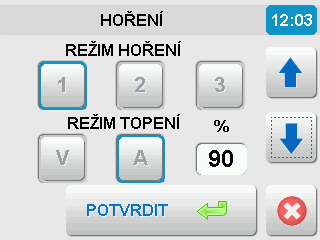 SYSTÉM 5 Systém ohniště se spalinovým a teplovodním výměníkem. Ovládání toku spalin klapkou v kouřovodu (Moritz klapka) Volitelně se může zobrazovat teplota na vstupu do komína příp.