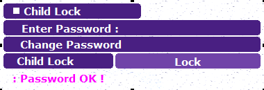 Dětský zámek (Child Lock) Funkci dětský zámek (Child Lock) je možno používat pro zabránění dětem ve sledování kanálů, určených pouze pro dospělé. Aktivace/deaktivace dětského zámku (Child Lock) 1.