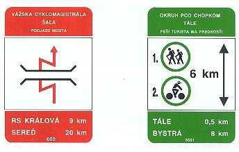 Zámčisko 468m 2003 2407 tabulka místního názvu lyžařské značení silniční cyklotrasy Cykloturistické značení terénní cyklotrasy směrovka