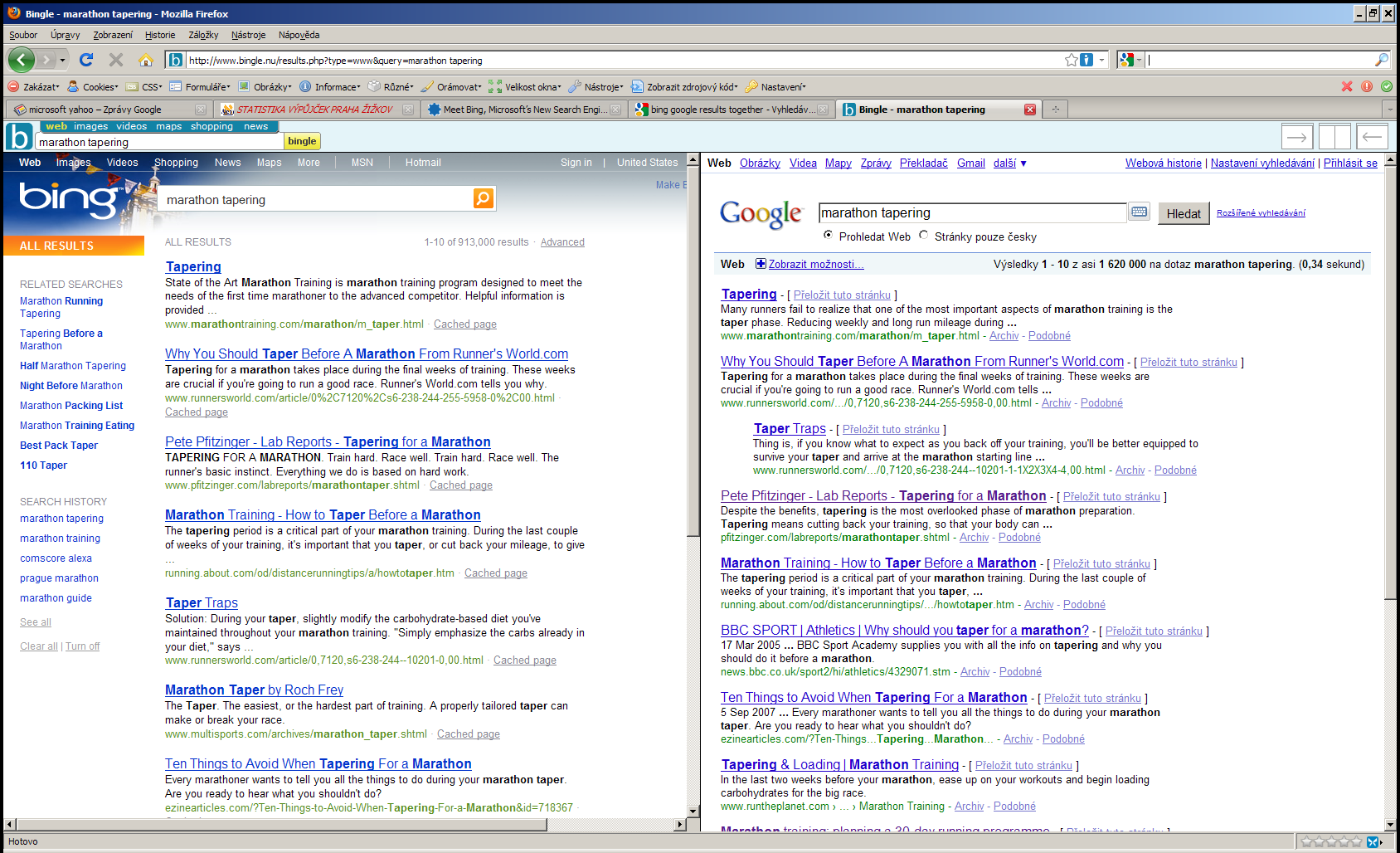 http://www.bingandgoogle.com http://www.bing-vs-google.com http://www.bingle.nu viz obr. 13 Obrázek 13: Bingle.nu 2.4 WolframAlpha co může přinést?