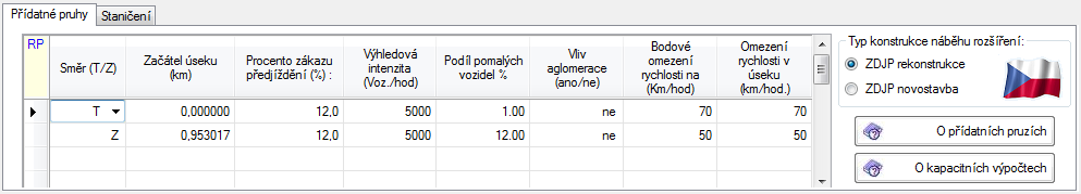 RP44 V programu je zatím potlačena možnost provést automaticky korekci výsledného sklonu. Obvykle je to možné jen změnou nivelety, nebo změnou příčného spádu v oblouku.