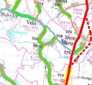 Obr. 1.2: Generel silniční dopravy KHK výkres I/58 - OSTRAVA Jičín, ULICE výřez PLZEŇSKÁ, (zdroj NOVÁ BĚLÁ, www.kr- I/56 - kralovehradecky.cz) Legenda: Opravy, modernizace Novostavby Stav 1.2.5 Integrovaný krajský program snižování emisí a Krajský program ke zlepšení kvality ovzduší Královéhradeckého kraje 24.