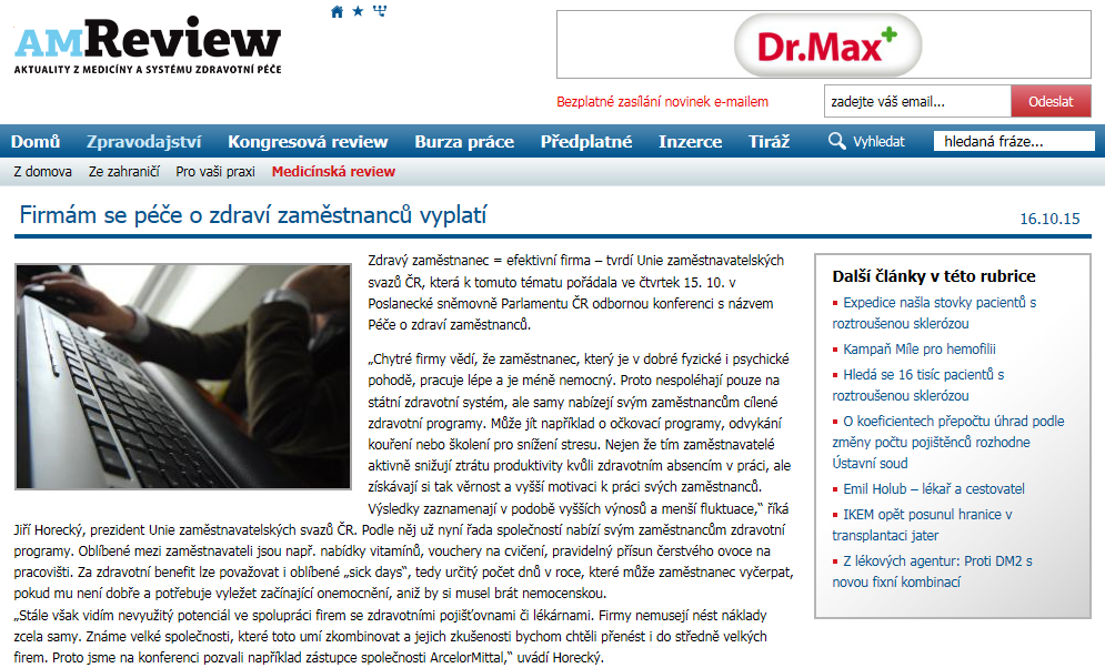 AMReview.cz, 16. 10. 2015 http://www.amreview.
