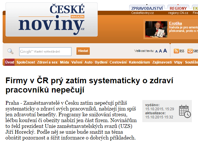 České noviny, 15. 10.