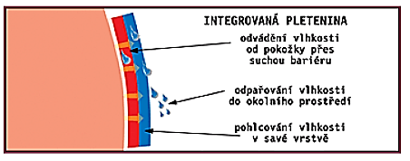 1.Vrstva Transportní vrstva materiály prostřednictvím vzduchových kanálků na vnitřní straně pleteniny je pot odváděn od povrchu těla a je pohlcován vnější vrstvou oděvu nebo se přímo odpařuje do