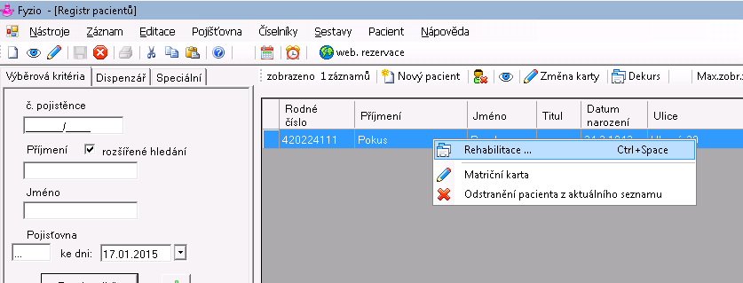 režimu. To znamená, že není nutné při změně hodnoty původní mazat ( klávesou Del nebo BackSpace ) stačí příslušná čísla pouze přepsat. Klávesa Del v tomto případě maže celý zbytek datumu za kurzorem.