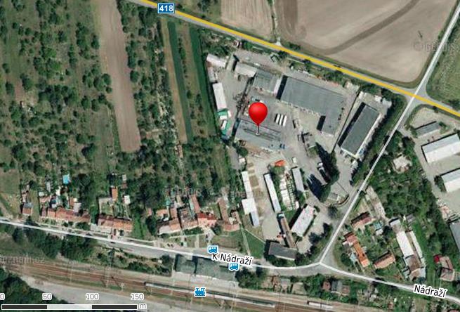 1.3. Umístění záměru Kraj: Jihomoravský Obec: Telnice Katastrální území: Telnice Pozemky parc. číslo: parc. č.: 1490 a 1498/14 Záměr je navrhován v areálu TBS, viz níže.