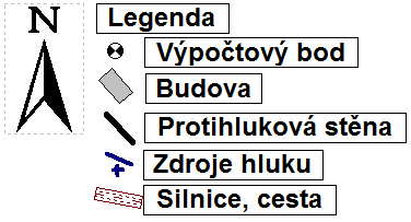 Obr.15 Situace umístění PHS2 na hranici lomu Poznámka: Vzduchové neprůzvučnosti R w = 20 db vyhovují např. desky CETRIS o min. tl. 20 mm, nebo OSB desky o min. tl. 20 mm, nebo plech o min. tl. 1 mm.