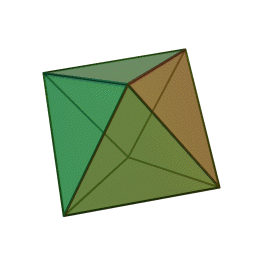 Oktaedr Pravidelný osmistěn počet stěn 8 počet hran 12 počet