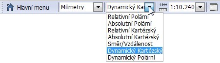 5 Ikony v menu byly vizuálně vylepšeny Kontextové nabídky pro elementy byly revidovány a rozšířeny Byly doplněny další volby v nastavení programu Dynamický kurzor Kromě zadání hodnot v kartézském a