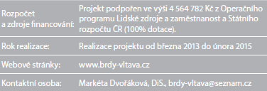 MAS Brdy Vltava Dobrá praxe - zaměstnanost V souvislosti s problematickou nedostatečné zaměstnanosti osob