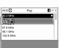 36 Rádio nějakou dobu, může se stát, že při náhlé změně příjmové oblasti nebudou v seznamu stanic ihned k dispozici všechny stanice, které je možné přijímat.