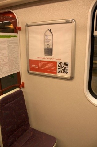 QR kódy a Seznam čtečka První kampaň s