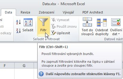 4. Využi programu Excel 2010 Velky vy znam pro rozvoj a vyuz itı statisticky ch metod me l na stup vy poc etnı techniky, zejme na osobnıćh poc ı tac u.