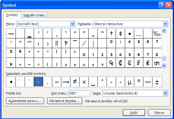 Základy typografie matematika Zkratky jednotek jsou pevně určené! sekunda = s sec, sek apod.