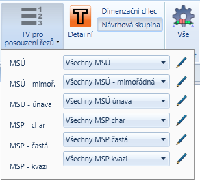 Uživatelská příručka IDEA Frame 55 9.2.2 Nastavení třídy výsledků pro výpočet průhybů Výpočet průhybů se provádí pro všechny kombinace zařazené ve třídě výsledků pro výpočet průhybů.