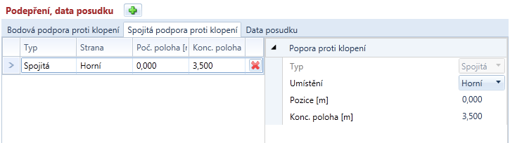 Uživatelská příručka IDEA Frame 84 10.3 Návrhová data Zadání a úpravy návrhových dat se spustí příkazem navigátoru Posouzení ocelových prvků > Návrhová data.