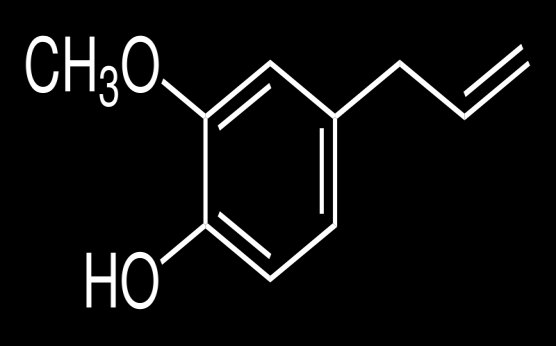 5.13. Eugenol Sumární vzorec: C 10 H 12 O 2 Molekulová hmotnost: 164, 20 g.