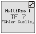 6.5.2 Konfigurace multifunkčního regulátoru Volba požadovaného multifunkčního regulátoru, krátce MFR, v menu Základní nastavení.