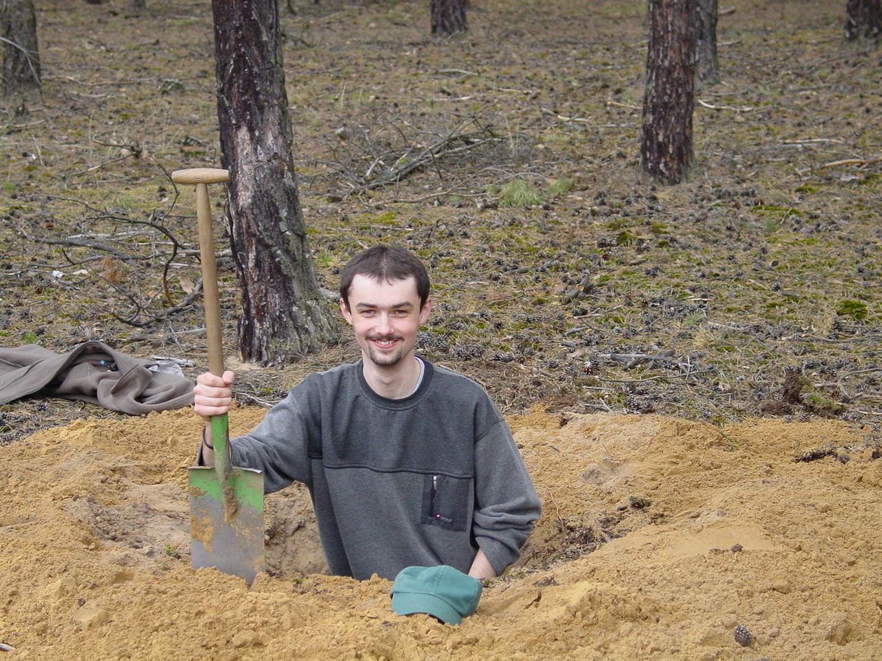 Vertikální disperze ponrav půdní sondy (1,0 1,0 1,0 m evidence ve vrstvách 0 15 30