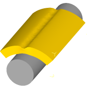 ZČU v Plzni, Fakulta strojní, Katedra konstruování strojů strana 59 Zadané parametry: Materiál: uhlíková ocel z knihovny výpočetního programu DEFORM -3D rychlost nástroje: 20 mm/s Při zvolené