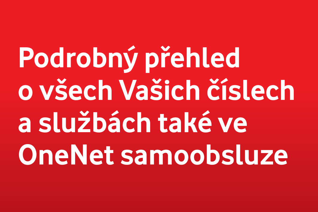 Dodavatel: Odběratel: Příjemce: Vodafone Czech Republic a.s.