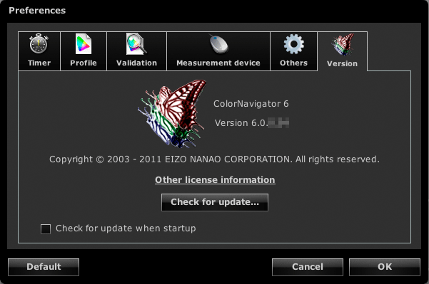 Integrovaný ColorNavigator-Agent a Correlation Utility CN 6.0 je možno stejně jako u předchozí verze 5.4.
