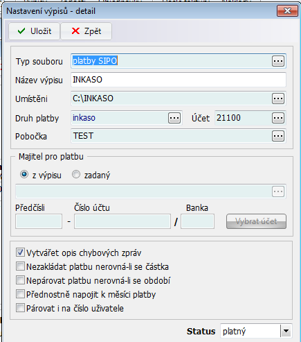 Následující + žádná - upomínky na předpisy z výběru, na které byla vystavena předcházející upomínka nebo nebyla vystavena žádná uúpomínka (v případě 1.