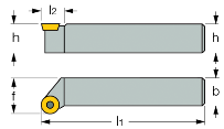 r = 75 Vyloţení noţového drţáku z noţové hlavy 35 mm 35 mm 35 mm Tab. 30: Noţové drţáky pouţité při experimentu 4.1.