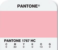 CMYKOG značení a vlastnosti vzorníku - vytištěna přímá barva a CMYK - přímá barva definována pomocí RGB