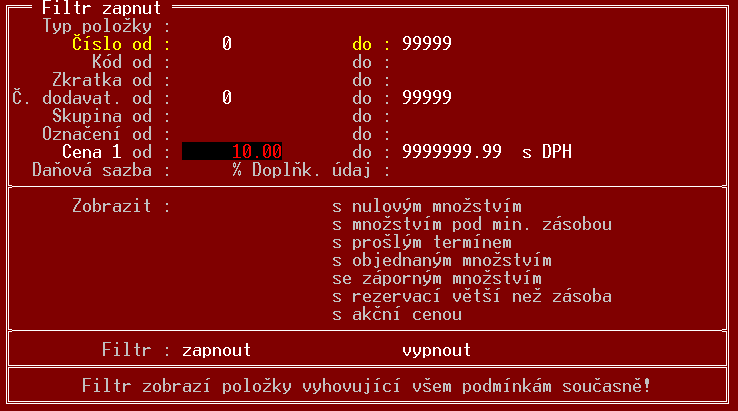 Evidenční číslo dokladu v hlavičce příjemky Do kontrolního hlášení je nutné uvádět evidenční číslo dokladu, což je v případě programu TRIFID číslo prodejky, nebo číslo vydané faktury (variabilní