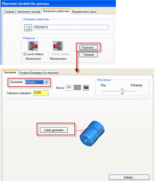 Řešené úkoly v CAD modulu CAD/CAM systému - Design 73 Obrázek 2.