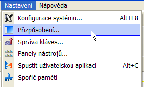 Řešené úkoly v CAD modulu CAD/CAM systému - Design 88 Panel nástrojů pro rychlé výběry je standardně umístěn po pravé straně obrazovky ve vertikální poloze pod panelem naposledy použitých příkazů.