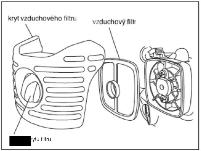 ÚDRŽBA Pokud máte jakékoliv dotazy nebo problémy, kontaktujte prodejce ECHO. ČIŠTĚNÍ VZDUCHOVÉHO FILTRU (Před každým použitím) Když je filtr příliš špinavý nebo je ve špatném stavu, vyměňte ho.