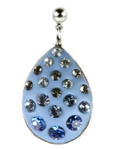 Heidy Heidy pear Heidy crystals earrings/náušnice