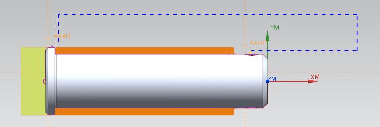 Zvolí se parametry nástroje a držáku. Z důvodu zkosení na konci dílce se rozloží upichnutí na dvě operace. Obě se vytvoří pomocí FACING.