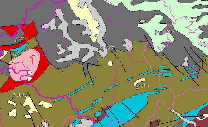 Geologická mapa ČR C.II.5. Fauna a flóra Dotčené pozemky se nacházejí na severovýchodním okraji místní části Hostokryje v zemědělském.