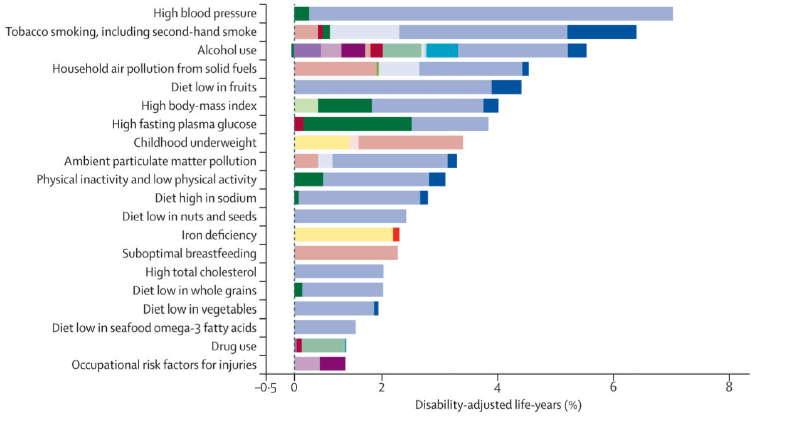 Návykové látky v kontextu dalších rizikových faktorů LIM et al. 2012.