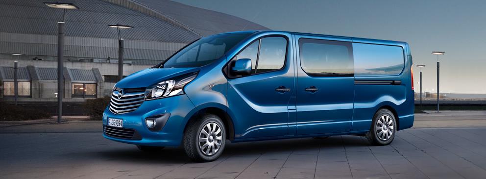 NOVÝ OPEL Vivaro Crew Van již za 402 500 Kč Vaš užitkový vůz Opel = Vaše výhoda * Záruka BASIC 5 let a nebo 150 000 km (2 roky komplet + 3 roky motor, rozvodovka, převodovka) * Záruka KOMPLET 5 let a