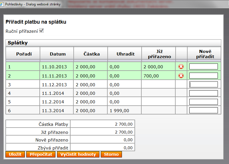 rosinec 2015 To je možné potvrdit, nebo pomocí tlačítka zrušit nabídnuté přiřazení a rozhodit jinak, viz příklad níže.