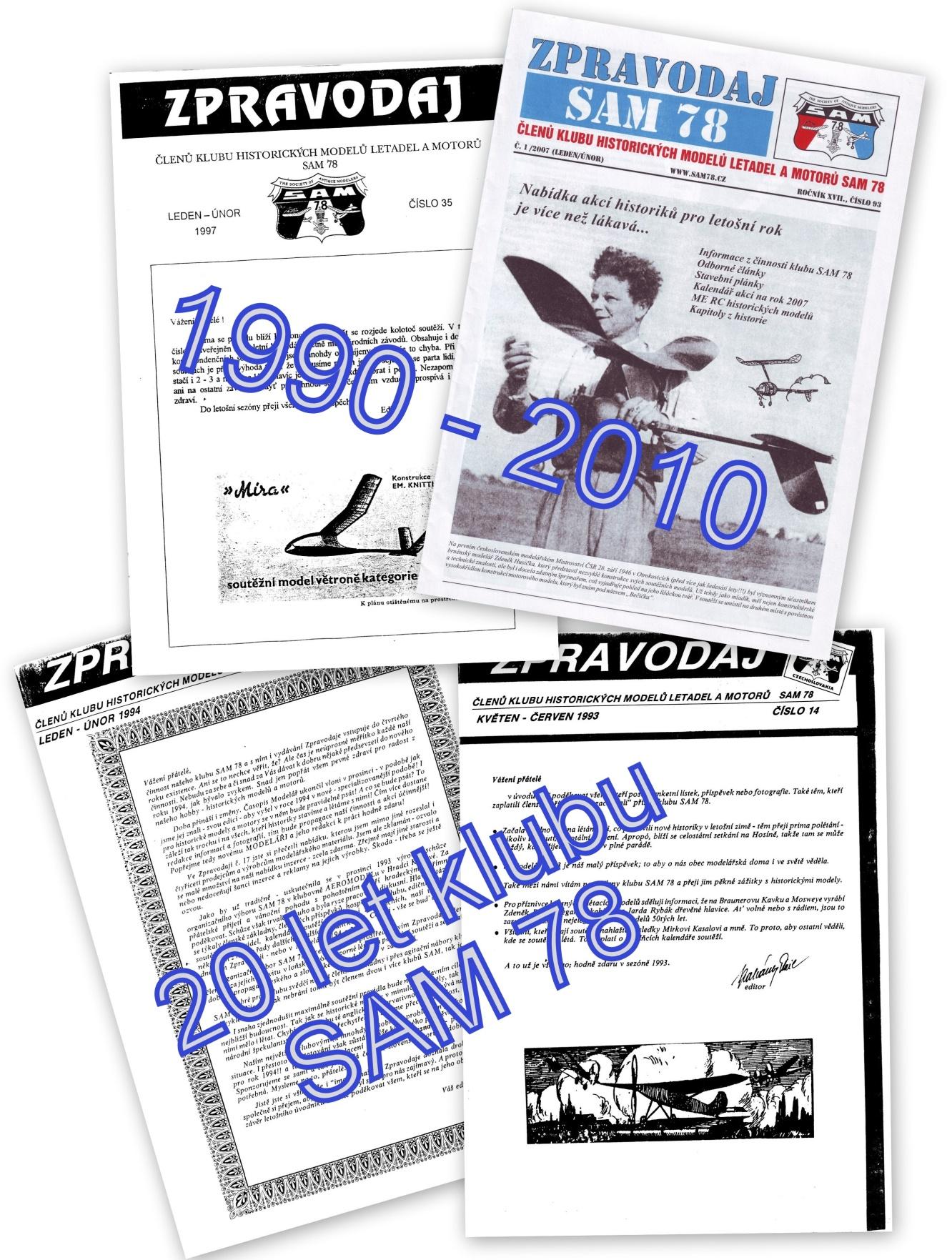 ZPRAVODAJ SAM 78 Členů klubu