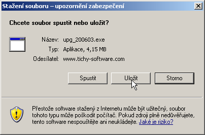 Na tento link VE SVÉM MAILU!!! klikněte levým tlačítkem myši a v následném dialogu zvolte uložit Pozn.
