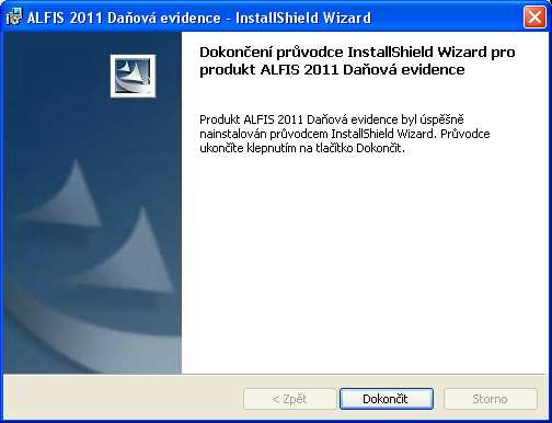 Po instalaci je automaticky do základní nabídky Start ve Windows přidána skupina ALFIS a zde i příslušná spouštěcí ikona (Start programy ALFIS).