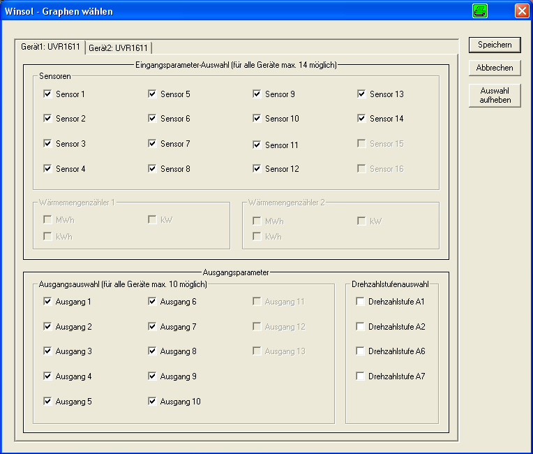Winsol Grafik (Grafika) Toto okno prezentuje data (data LOG), která byla zaznamenána v průběhu dne. Bod v menu Hilfe (Pomoc) zobrazí seznam dostupných příkazů.