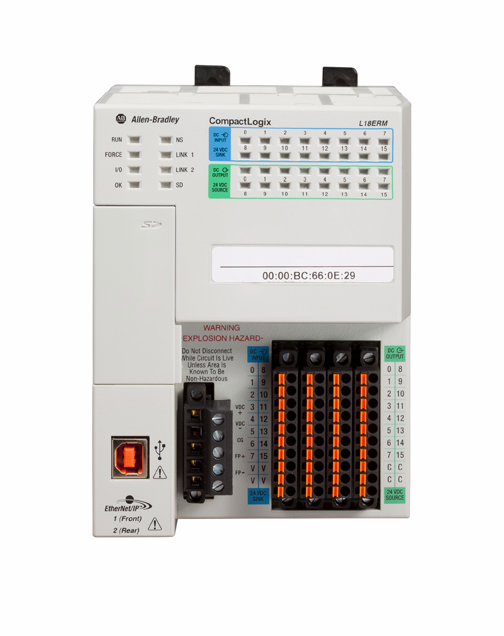 Procesory CompactLogix Procesory CompactLogix 5370 L1 s vestavěnými V/V POINT I/O Procesory CompactLogix 5370 L1 se dodávají včetně: vestavěného napájení 24 V DC.