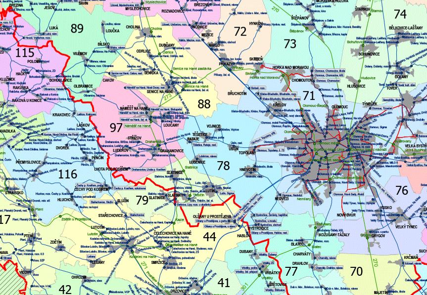 5.5 Integrovaný dopravní systém Libereckého kraje (IDOL) Tarifní systém IDOL byl na území celého Libereckého kraje spuštěn k 1. 7. 2009.