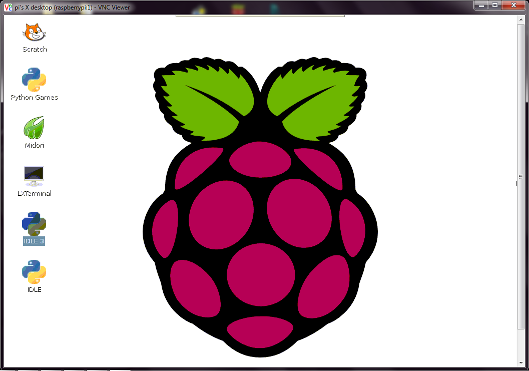 Obrázek 26: Vzdálené připojení k Raspberry Pi 2.3.5 Instalace webového serveru Apache Zadání: Nainstalujte webový server Apache. Řešení: V následujících krocích bude instalován webový server Apache.