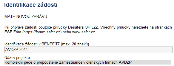 Kontrolu lze vyvolat kdykoli během vyplňování, aplikace zobrazí, jaká povinná pole zbývá ještě vyplnit, případně upozorní na další nedostatky. Kontrola automaticky proběhne i po spuštění Finalizace.